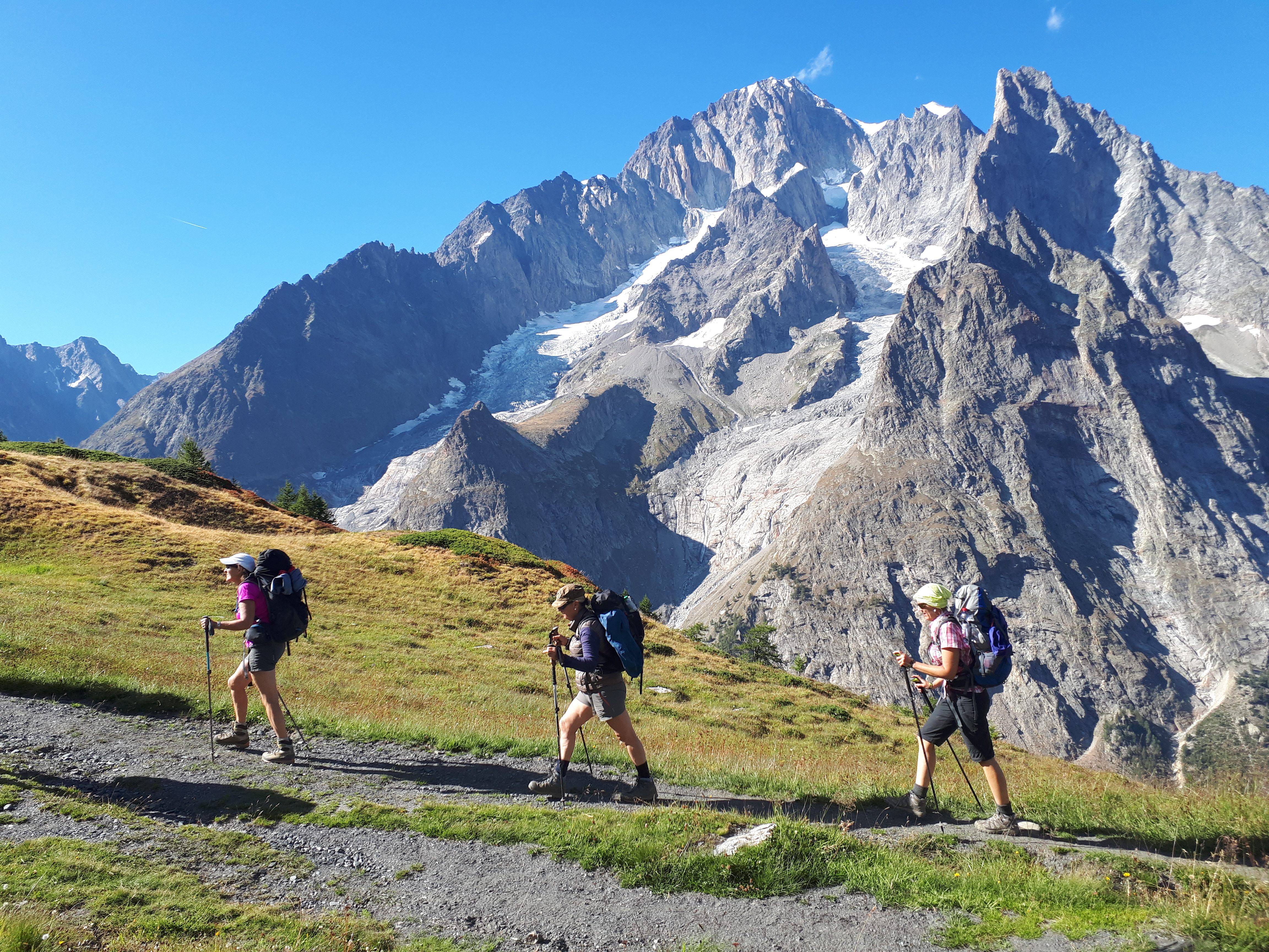 4 jours sur le tour du Mont-Blanc – in italiano